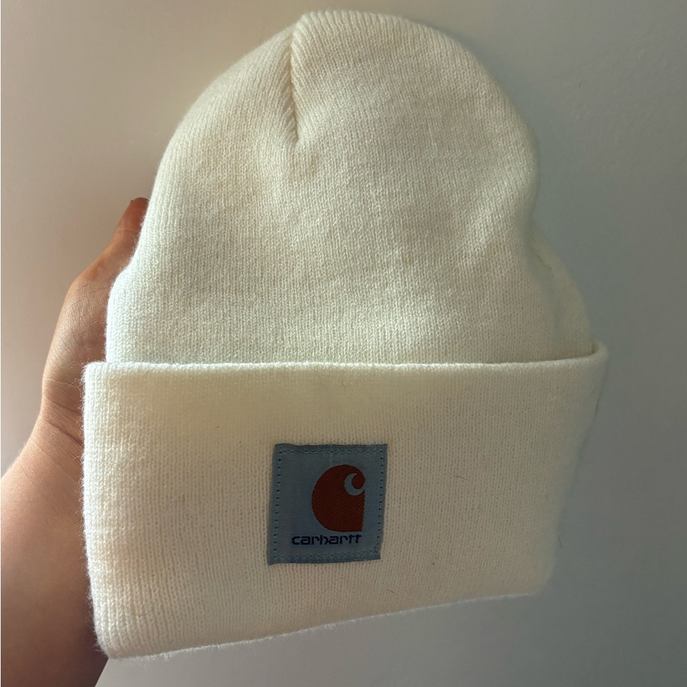 Carhartt Cream Knit Beanie